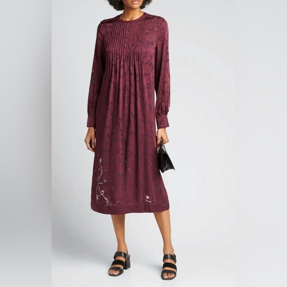 - Rag & Bone Rubie Mid length Popover dress in black cherry- size S - - Picture 3 of 11